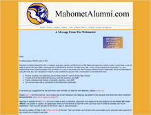 Tablet Screenshot of mahometalumni.com